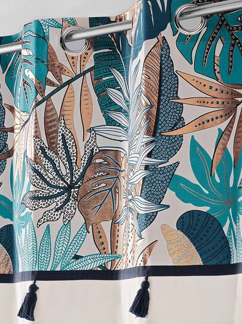 Cortina con estampado exótico - Kiabi