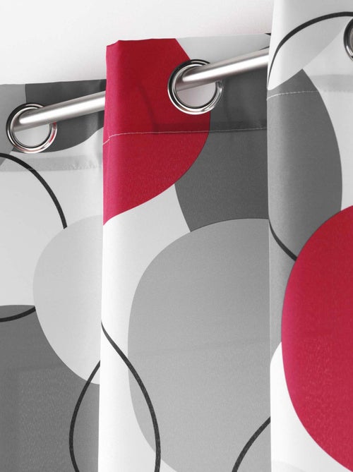 Cortina con formas geométricas - Kiabi