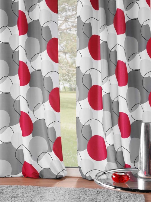 Cortina con formas geométricas - Kiabi