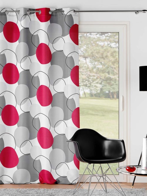 Cortina con formas geométricas - Kiabi