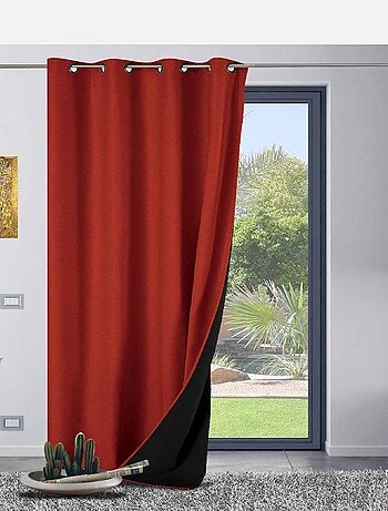 Cortina con forro polar