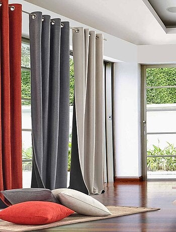 Cortina con forro polar