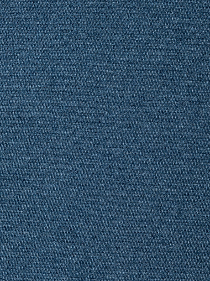 Cortina con Galón Fruncido, Opaca y Efecto Chenillé Azul - Kiabi