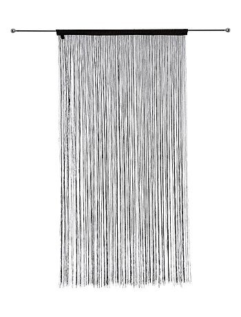 Cortina con hilos lisos y coloridos