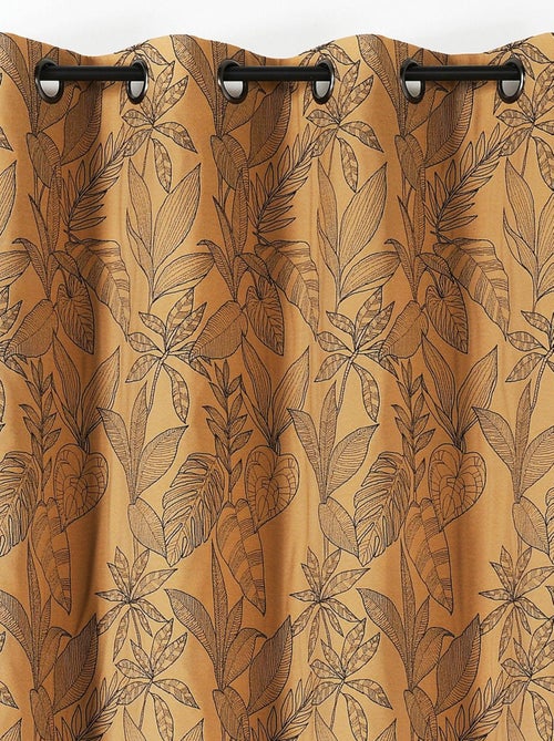 Cortina con hojas estilizadas - Kiabi