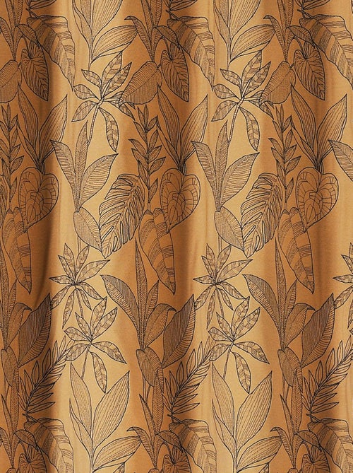 Cortina con hojas estilizadas - Kiabi