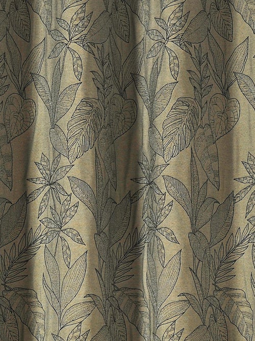 Cortina con hojas estilizadas - Kiabi