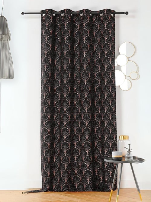 Cortina con impresiones metalizadas - Kiabi