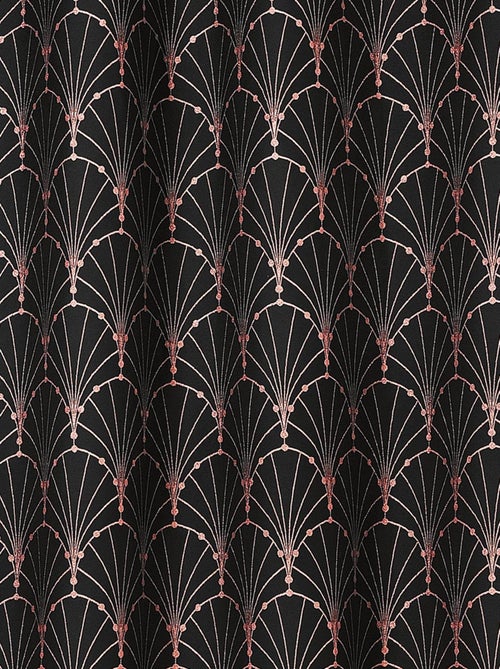 Cortina con impresiones metalizadas - Kiabi