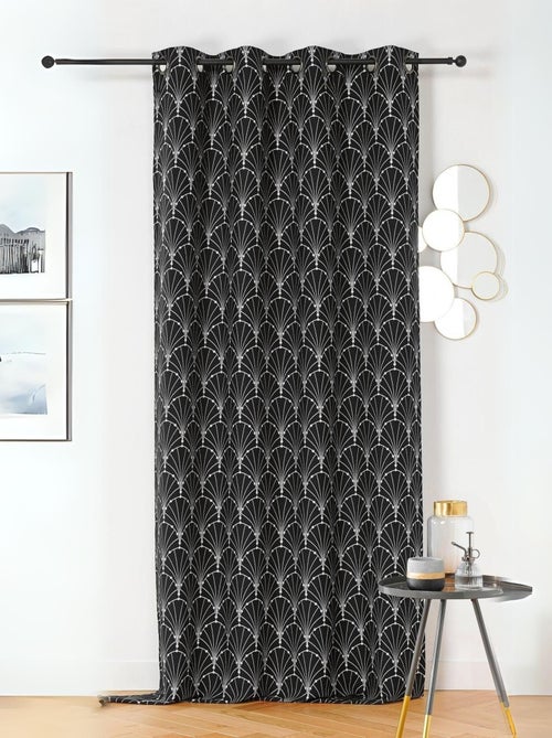 Cortina con impresiones metalizadas - Kiabi