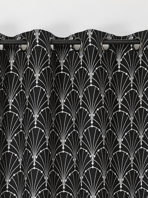 Cortina con impresiones metalizadas - Kiabi