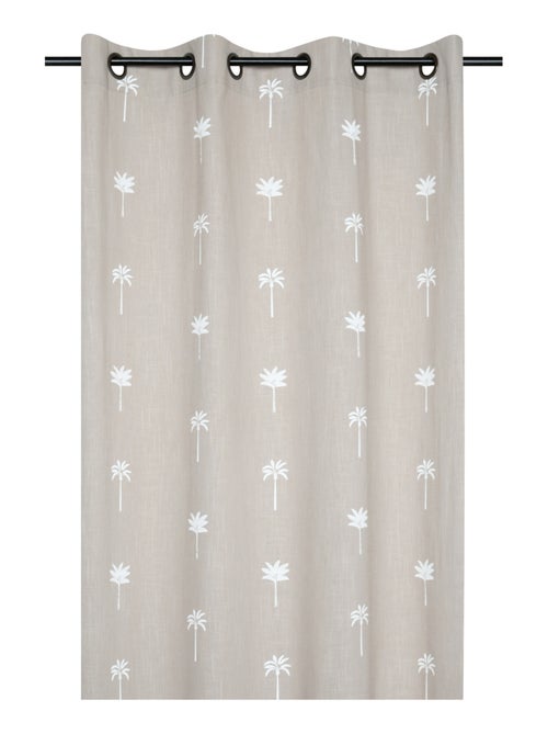 Cortina con motivo de palmeras - Kiabi