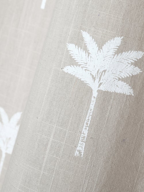 Cortina con motivo de palmeras - Kiabi