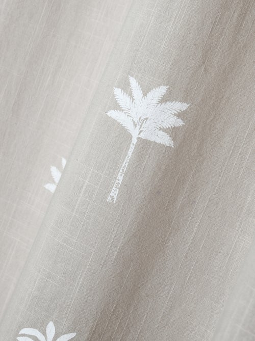 Cortina con motivo de palmeras - Kiabi