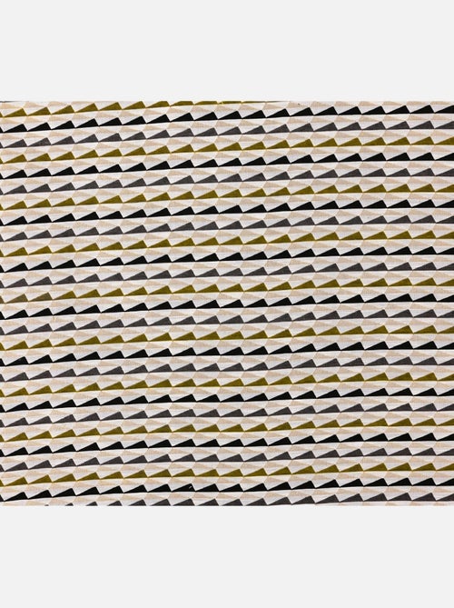 Cortina con motivos geométricos coloridos - Kiabi