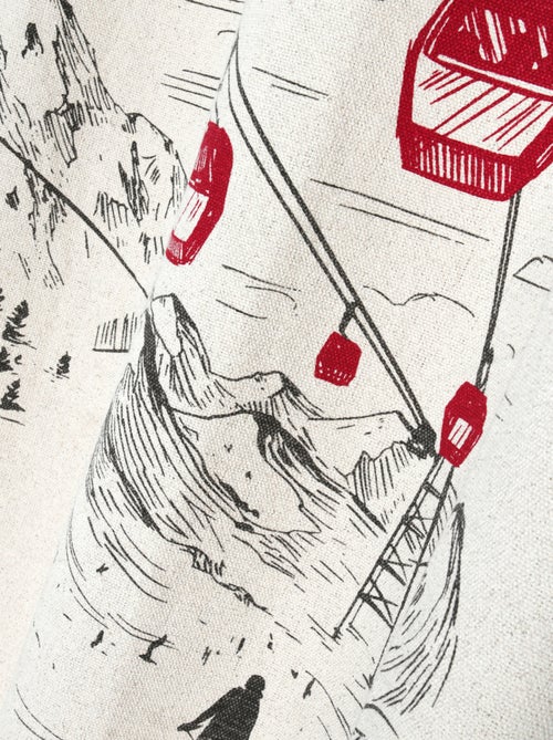 Cortina con ojales de estilo montañés - Kiabi