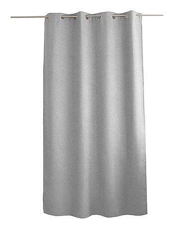 Cortina con ojales de terciopelo chenilla