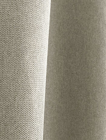 Cortina con ojales de terciopelo chenilla