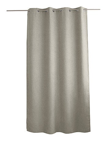 Cortina con ojales de terciopelo chenilla