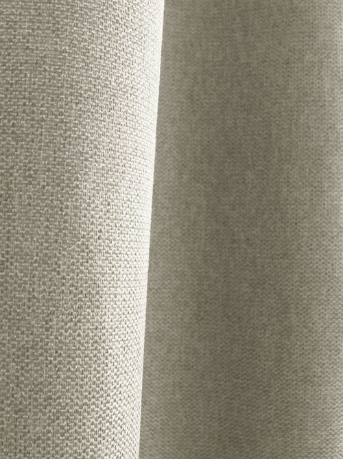 Cortina con ojales de terciopelo chenilla - Kiabi