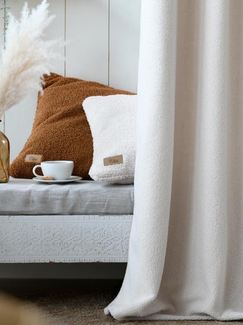 Cortina con ojales efecto rizo - Kiabi