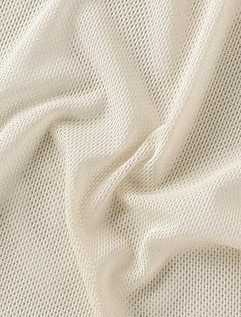 Cortina con Ojales Efecto Tejido