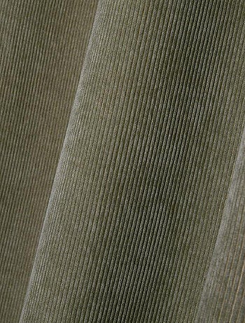 Cortina con ojales en pana