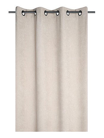 Cortina con ojales en pana