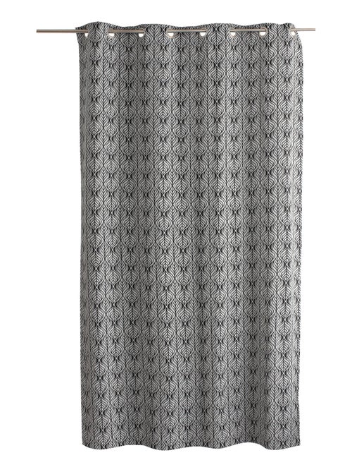 Cortina con ojales hoja de palma - Kiabi