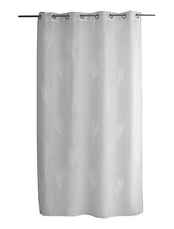 Cortina con ojales hoja de palmera