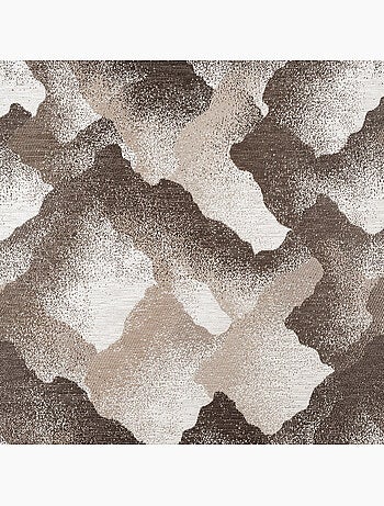 Cortina con ojales jacquard con motivo mineral