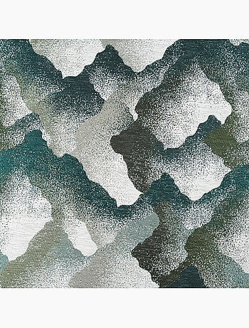 Cortina con ojales jacquard con motivo mineral