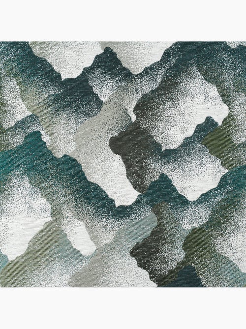 Cortina con ojales jacquard con motivo mineral - Kiabi