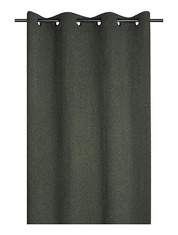 Cortina con ojales suave efecto rizo