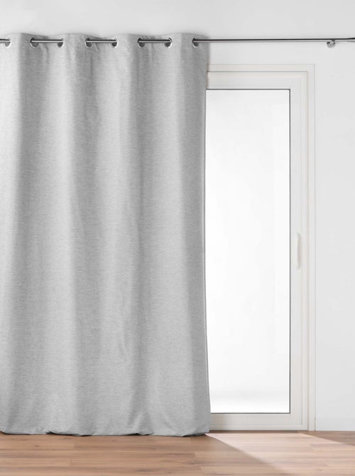 Cortina con Ojales y Forro Removible - Kiabi