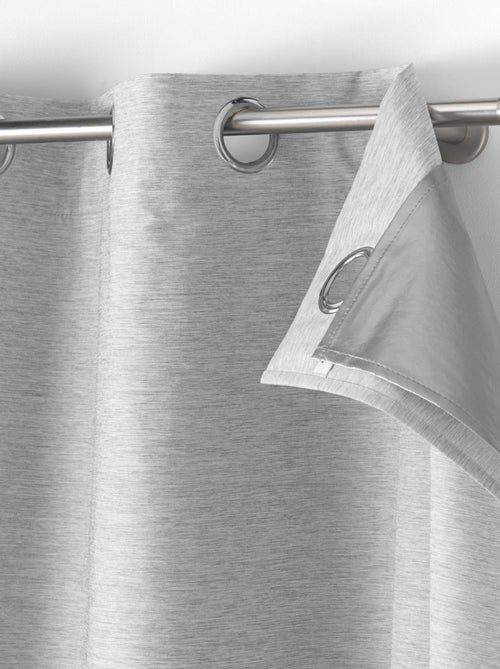 Cortina con Ojales y Forro Removible - Kiabi