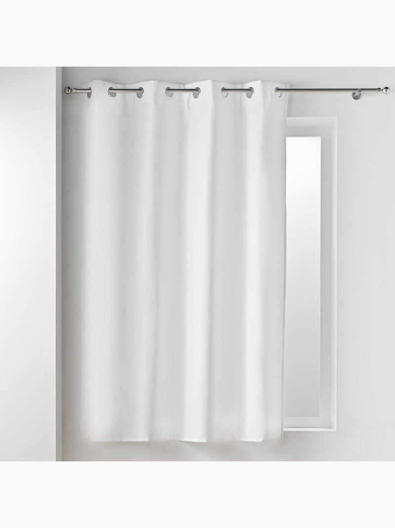Cortina con Ojetes Aislante Blanco - Kiabi