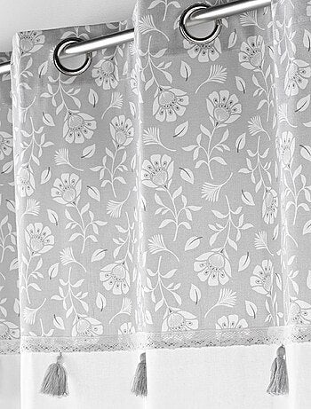 Cortina con Ojetes Flavie Flores