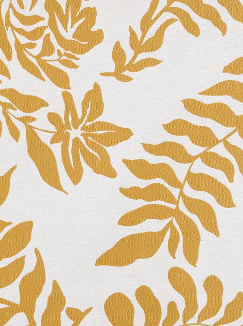 Cortina con Ojetes Follaje Estilo Henri Matisse - Kiabi