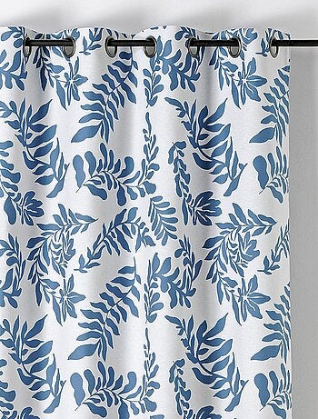 Cortina con Ojetes Follaje Estilo Henri Matisse