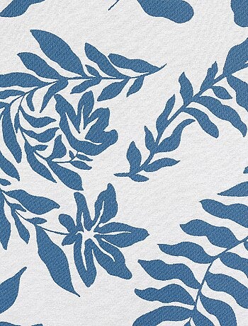 Cortina con Ojetes Follaje Estilo Henri Matisse