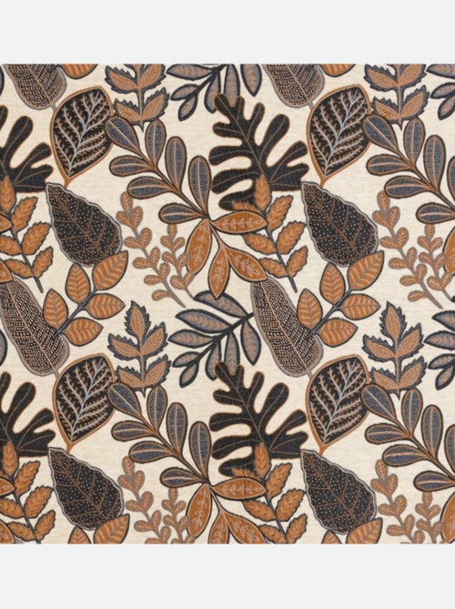 Cortina con Ojetes Motivo Vegetal Vintage - Kiabi