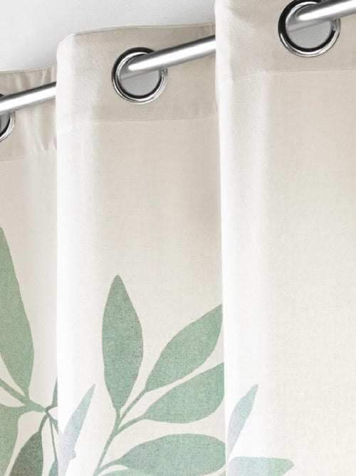 Cortina con Ojetes Nymphea Impreso - Kiabi