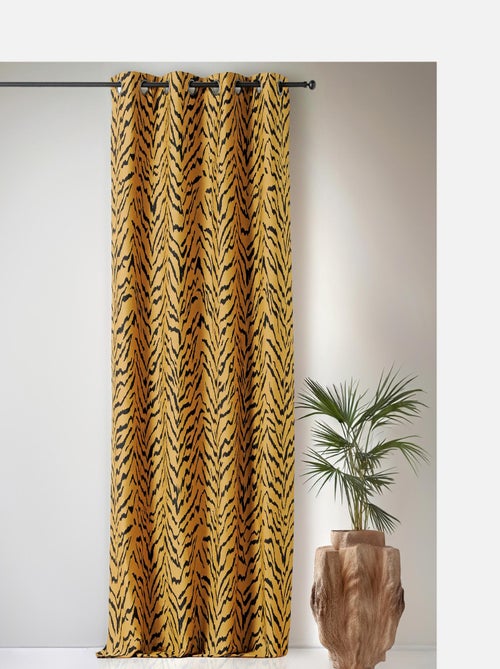 Cortina con Ojetes Tigre - Kiabi