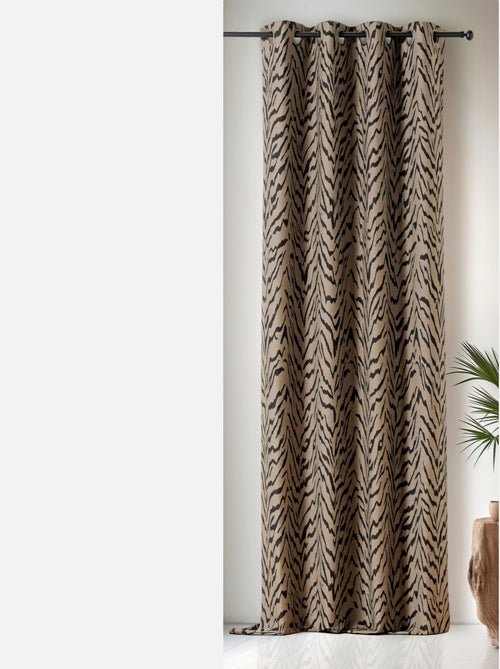 Cortina con Ojetes Tigre - Kiabi