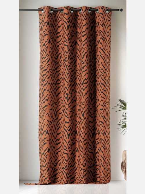 Cortina con Ojetes Tigre - Kiabi