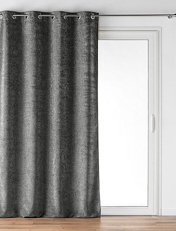 Cortina con Ojetes Verra Terciopelo Relieve