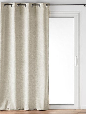 Cortina con Ojetes Verra Terciopelo Relieve