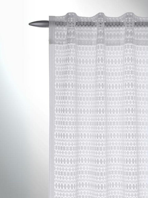 Cortina con rayas ajourées - Kiabi