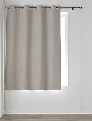 Cortina corta oscurecedora del 90% para radiadores